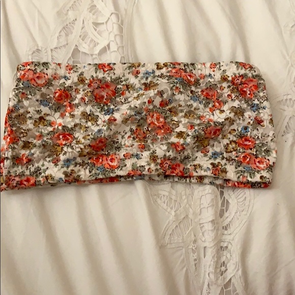 🛍 3/$10 Floral lace bralette bandeau top - Picture 2 of 4